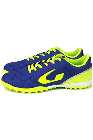 GEMS TFM01-0426 Scarpa TORNEO X Sneaker Unisex Bleu/Jaune Fluo/Gris EU 39