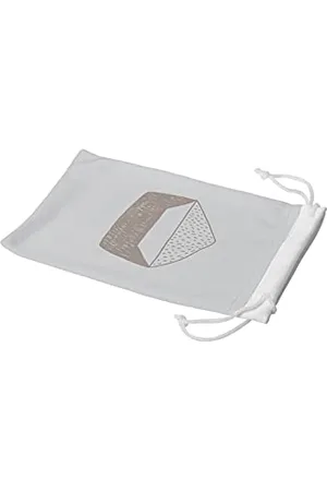 Bonamaison Imprimé Numériquement Lunettes Étui avec Cordon ​de Serrage, 100% Coton, Sac Lunettes, Pochette à Lunettes, 1 Pièce, Taille: 11x19 Cm