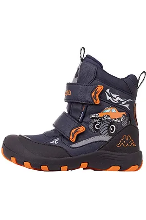 Kappa Garçon Big Wheel Tex Kids Bottes & Bottines Classiques, (Navy/Orange 6744), 27 EU