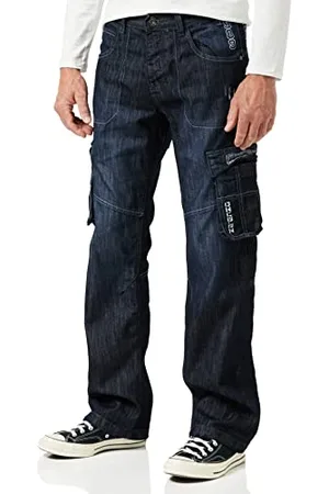 Enzo Ez404 Jean Baggy, , W32/L34 (Taille Fabricant: 32L) Homme
