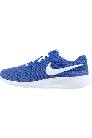 Nike Tanjun Baskets Basses, Game Royal/White, 27 EU