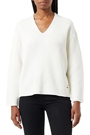 HUGO BOSS C_ Fardinan Sweater, Blanc Ouvert, S Femme