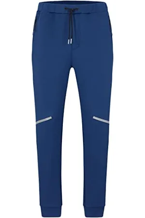 HUGO BOSS Hommes Hicon Bas de survêtement Regular Fit chiné avec détails réfléchissants décoratifs
