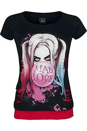 DC Comics Originals F711-Tops-Short Sleeve T-Shirt, Black, M Femme