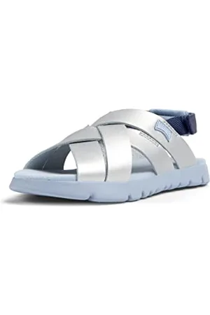 Camper Fille Oruga Kids-k800430 Sandales plates, Gris, 33 EU