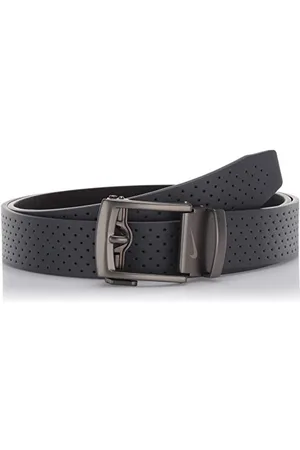 Nike ACU Fit Ceinture à cliquet, Gris foncé-Perforé, Taille Unique Homme