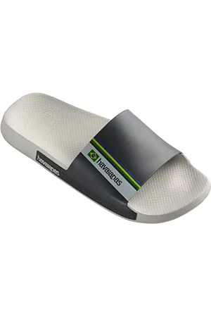Havaianas Slide Brasil, Slide Unisexe Adultes, blanc, 33/34 EU