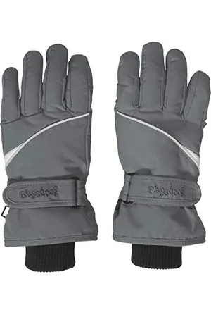 Playshoes Finger-Handschuh Gants, (Grau 33), 3 Garçon