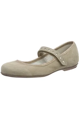 Däumling Heike, Ballerines Bout fermé Fille Marron (Capretto Tartuffo 89) 37 EU