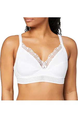 Playtex Bra Woman Feel Good Support Organic Cotton Non-Wire Bra x1