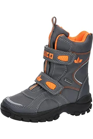LICO Samuel V Botte de Neige, Gris/Orange, 30 EU