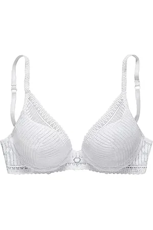 QS by s.Oliver Va-80-pb Soutien-Gorge Push up, Blanc, 85A Femme