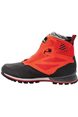 Jack Wolfskin Homme 1995 SERIES TEXAPORE MID M Chaussure de Marche, Rouge / Noir, 42.5 EU