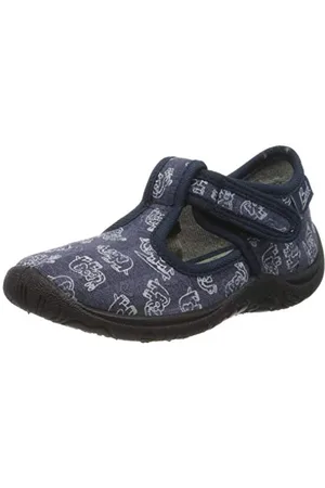 Beck Garçon Safari Chaussons Montants, Bleu (Blau 34), 23 EU