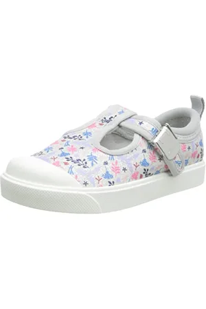 Clarks Garçon Fille City Dance T. Basket, Silver, 26 EU