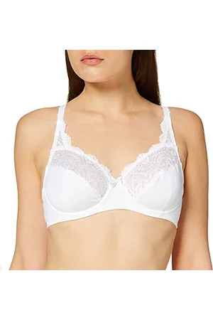 Playtex Soutien-Gorge avec Armatures en Microfibre Flower Elegance Maintien et Confort x1 Femme, , 100B