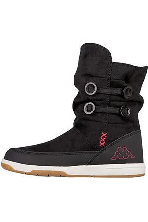 Kappa Cream Bottes & Bottines Souples, Noir (Black/Pink 1122), 30 EU
