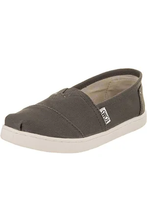TOMS YOUTH ALPARGATA Grey Canvas UK13.0