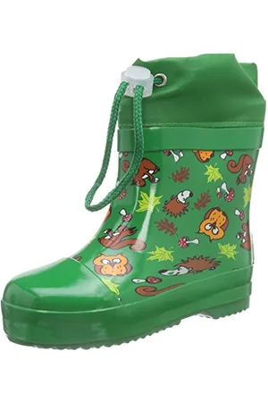 Playshoes Bottes En Caoutchouc Doublées Hautes Bottes de pluie Mixte Enfant, , 22 EU