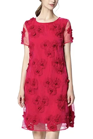 Apart Mesh Dress Robe, , 38 Femme