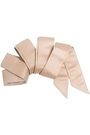 Maya Deluxe Womens Belt Ladies Satin Sash Waist Tie Ribbon Bow Accessory for Bridesmaids Bridal Wedding Prom Evening Occasion Ceinture, , S-M De Las Mujeres