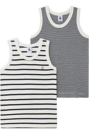 Petit Bateau Garçon A01ds Débardeur, , 8 Ans EU
