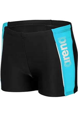 Arena Maillot de bain B Thrice Jr Short R pour garçon, noir/turquoise-blanc