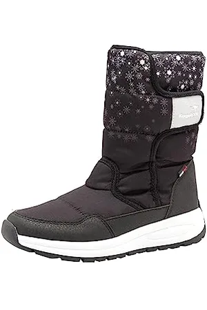 KangaROOS K-Fluff RTX, Bottes de Neige Mixte Enfant, Noir (Jet Black/Vapor Grey 5007), 25 EU