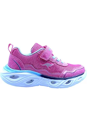 KangaROOS K-SL Sparklite EV Chaussures de sport Rose fluo et lavande 23 EU, Neon Pink Lavender, 23 EU, , 23 EU