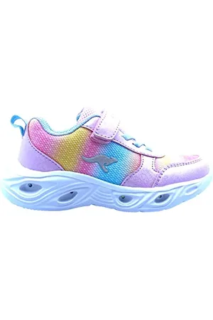 KangaROOS Garçon Unisex Kinder K-SL Rise Ev Basket, Rose givré, Bleu Ciel, 29 EU