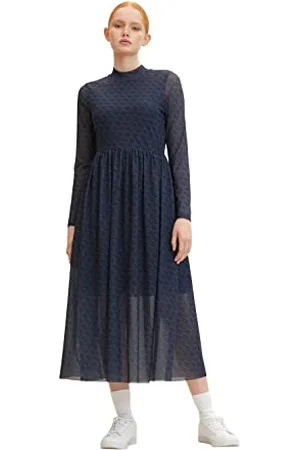 TOM TAILOR 1024509 Robe Midi à Fleurs Femme , ,M