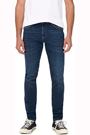 Only & Sons Onsloom Slim 4514 Jeans Noos Pantalons, Bleu Denim foncé, 33 W /30 L Homme