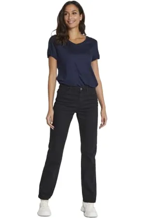 Kaffe Femme Straight Leg Pants High Waist Jeans, , 40 EU