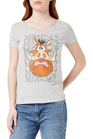 Disney WODLIONTS039 T-Shirt, , L Femme