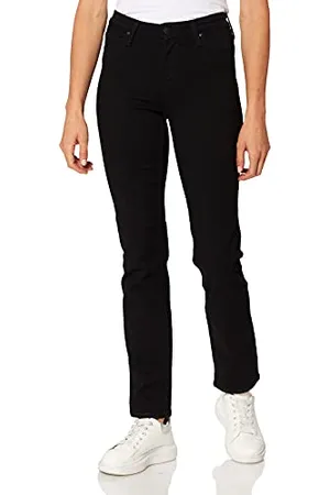 Lee Marion Straight Jeans, Anneau Noir, 32W / 33L Femme