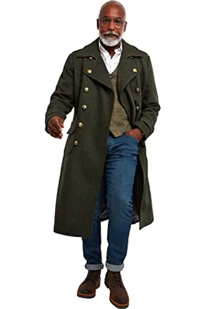 Manteau long militaire discount homme