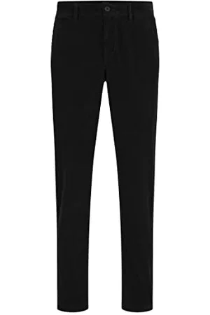 HUGO BOSS Hommes Schino-Taber-1-O Pantalon Tapered Fit en Moleskine de Coton mélangé