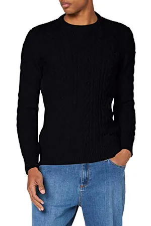 Schott NYC PLBRUCE1 Pullover Sweater Homme, Bleu , L