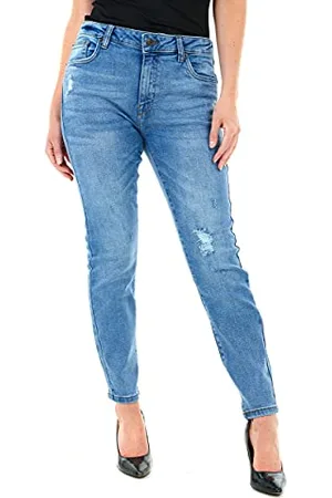 Jeans troué genou discount femme