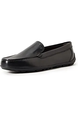 Geox Garçon J New Fast Boy B Mocassins, Black, 27 EU