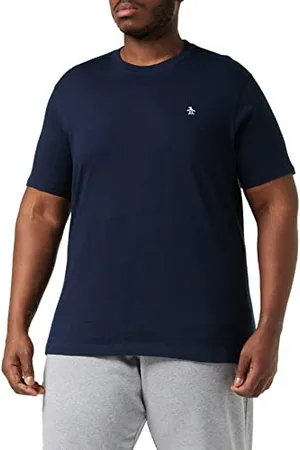 Original Penguin Original Pengun Small Embroidered Logo T-Shirt, Saphir foncé 413, S Homme