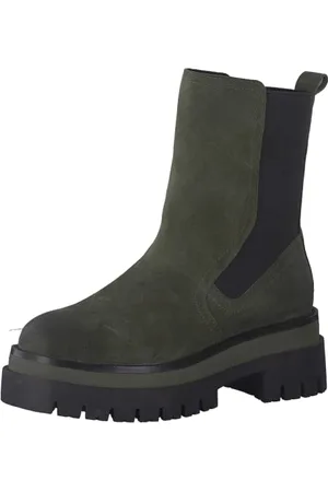 Marco Tozzi Femme Damen 2-2-26845-39 Bottine Chelsea, Khaki, 40 EU