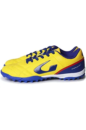 GEMS Mixte Scarpa TORNEO X Sneaker, Jaune/Bleu/Rouge, 39 EU
