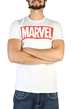 Marvel Comics-Logo Core T-Shirt, , M Homme