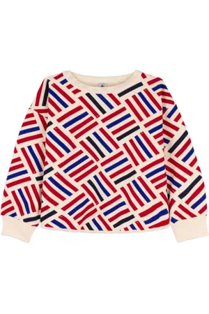 Petit Bateau Sweatshirt Imprimé en Molleton Enfant Fille / Garçon 3 Ans
