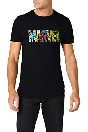 Marvel Comic Strip Logo T-Shirt, , S Homme