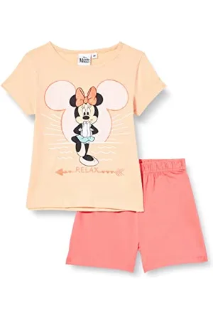 Disney Minnie, Ensemble Pyjacourt , 100% Coton Taille 8 Ans pour Fille