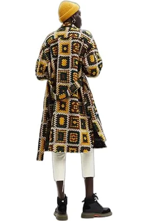 Desigual Abrig_hungria, 8022 Yellow Sun Surcouche, , Taille L Femme
