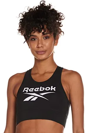 Reebok Identity Soutien-Gorge de Sport, Opaque, Black, XL Femme