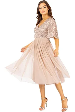 Maya Deluxe Maya Berry Embellished Halter Neck Maxi Dress Robe de Demoiselle d